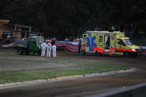 Zdeněk Holub skončil v sanitce